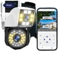 Miniatyrbild 1 av 4: PTZ WiFi Säkerhetskamera, 1080P Full HD, Vattentålig Design,2MP, Eu plugg