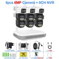 Miniatyrbillede 2 af 2: Trådløst sikkerhedskamerasystem, 6MP dual linse, tovejskommunikation,Ingen, 8CH NVR og 6 CamB