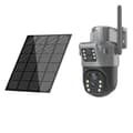 Miniatyrbillede 1 af 2: WIFI PTZ Solkamera, 8MP Opløsning, IP66 Vejrbestandig,Wifi ver tilføj 64 GB