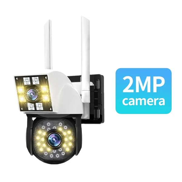 Neye 2MP Dome Kamera, 1080P Full-HD, Farve Nattesyn,2MP intet kort, EU -stik