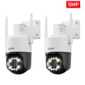 Miniatyrbild 2 av 2: ZOSI CCTV Säkerhetskamera, 8MP Ultra HD, AI Mänsklig Detektion,5MP INTE TF-kort x 2-a