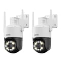 Miniatyrbild 1 av 2: ZOSI CCTV Säkerhetskamera, 8MP Ultra HD, AI Mänsklig Detektion,5MP INTE TF-kort x 2-a