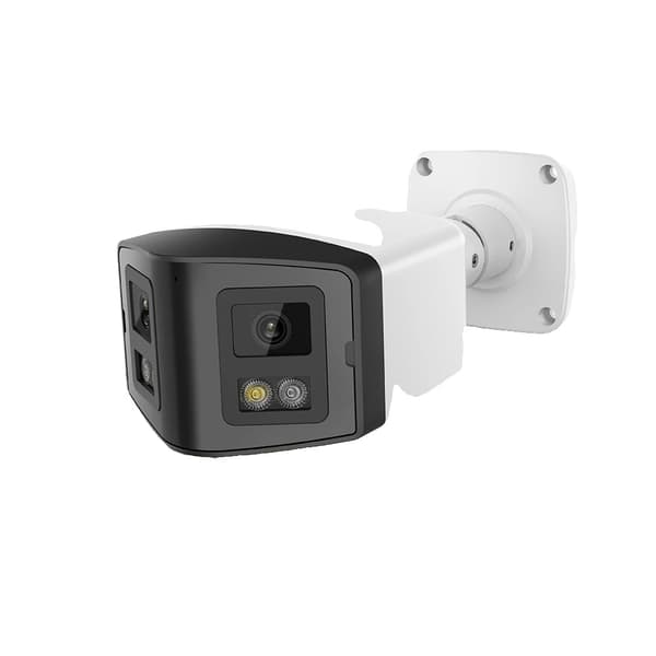 Panoramisk IP-kamera, 4MP upplösning, dubbellinsteknologi,8MP kula