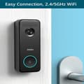 Miniatyrbild 4 av 4: WiFi Videodörrklocka, 5MP Ultra HD-bildbehandling, Smart Rörelsedetektering, Tvåvägsljud