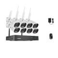 Miniatyrbillede 1 af 2: Trådløst CCTV-kamerasystem, 8 stk. kameraer, 5MP opløsning,8PCS Kamera, Ingen