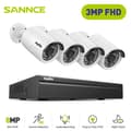 Pikkukuva 2 / 2: SANNCE Turvakamerajärjestelmä, 8-kanavainen NVR, 3MP HD-resoluutio,0TB-b