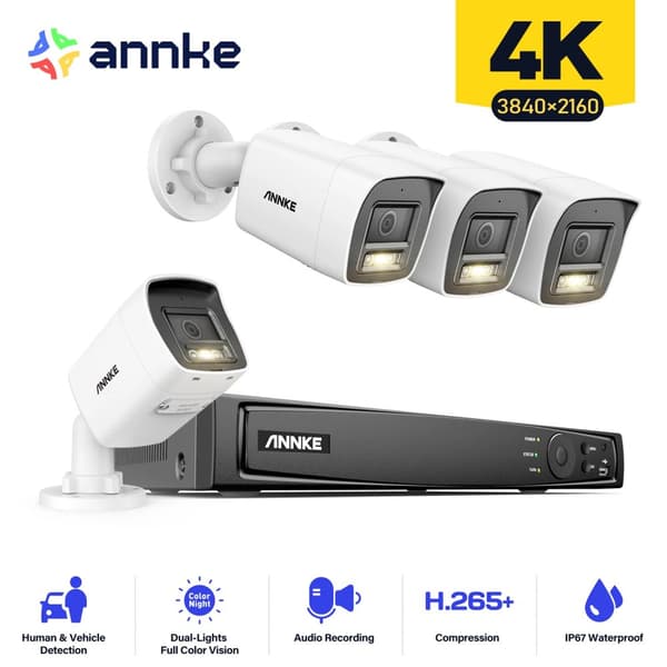 8MP CCTV-videovalvontajärjestelmä, 8 kanavan tulo, 4K HDMI-lähtö,0TB
