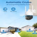 Miniatyrbild 4 av 4: AOSU 3MP WiFi Säkerhetsdomekamera, 360° Täckning, Färg Nattseende, Tvåvägsljud