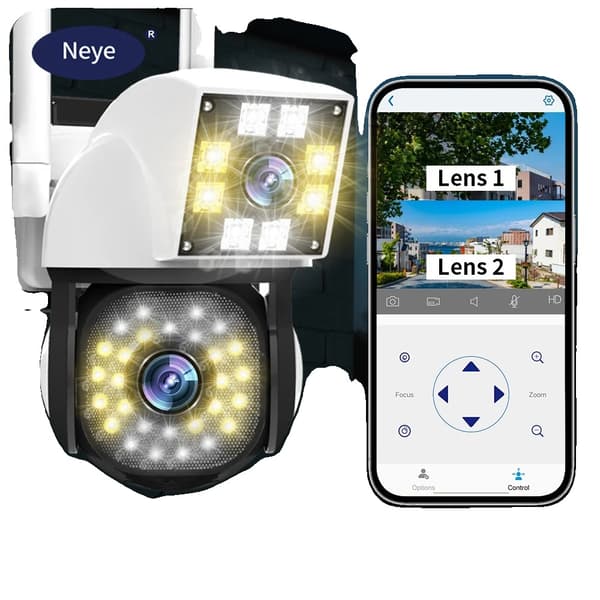 WiFi Smart Hem Säkerhetskamera, 1080P HD, Tvåvägsljud,2MP, Eu plugg