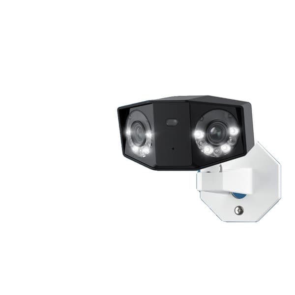 4K Sikkerhedskamera, 180° Bredt Synsfelt, AI Detektion, To-Vejs Lyd