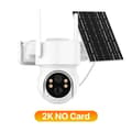 Miniatyrbild 2 av 2: Utomhus Solar 4K IP-kamera, Dubbelobjektivdesign, Färg-nattseende,2K Ingen kort