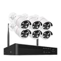 Miniatyrbillede 1 af 2: 8CH NVR Sikkerhedssystem, 5MP HD Opløsning, To-Vejs Lyd,8CH NVR og 6 kameraer, 3T Indbygget HDD