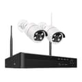 Miniatyrbillede 1 af 2: 8CH NVR Sikkerhedssystem, 5MP HD Opløsning, To-Vejs Lyd,3T Indbygget HDD, 8CH NVR og 2 kameraer