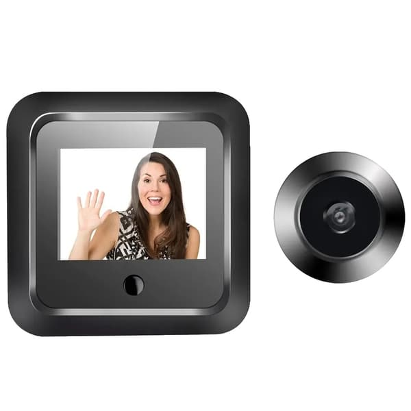 2,4 tommer LED-display, 120° perspektiv, 300.000 pixels opløsning,Kiggehul