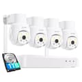 Miniatyrbillede 1 af 2: Sikkerhedskamerasystem, 8 kanaler, 5MP opløsning, 1TB HDD,5MP x 1TB HDD