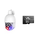 Miniatyrbillede 1 af 2: 4K 8MP IP-kamera, dual linse, AI menneskedetektion,4K 8MP Kamera 32G