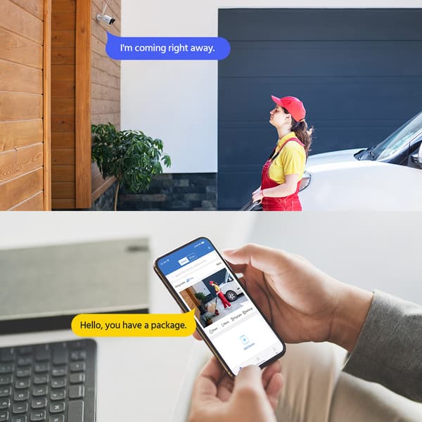 CCTV-system, 5MP HD-opløsning, Wi-Fi-forbindelse, 4-kanals indgang
