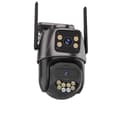 Miniatyrbillede 1 af 2: WIFI IP Kamera, Tre Linse Design, 8MP Høj Opløsning,2 objektiv uden kort, EU stik
