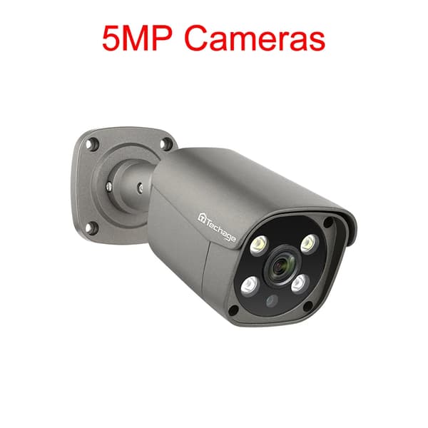 POE-säkerhetskamera, tvåvägsljud, smart ansiktsigenkänning,48V POE 5MP kamera