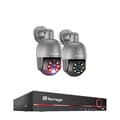 Miniatyrbillede 1 af 2: IP Sikkerhedskamera System, 8CH NVR, 2 eller 4 Kameraer, HD 5MP eller 8MP,1T Indbygget HDD, 8CH NVR 2 stk. Kamera 5MP