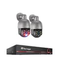 Miniatyrbillede 1 af 2: IP Sikkerhedskamera System, 8CH NVR, 2 eller 4 Kameraer, HD 5MP eller 8MP,8CH NVR 2 stk. Kamera 8MP, Ingen indbygget HDD