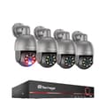Miniatyrbild 1 av 2: IP-säkerhetskamerasystem, 8CH NVR, 2 eller 4 kameror, HD 5MP eller 8MP,8CH NVR 4st Kamera 8MP, 3T Inbyggd HDD