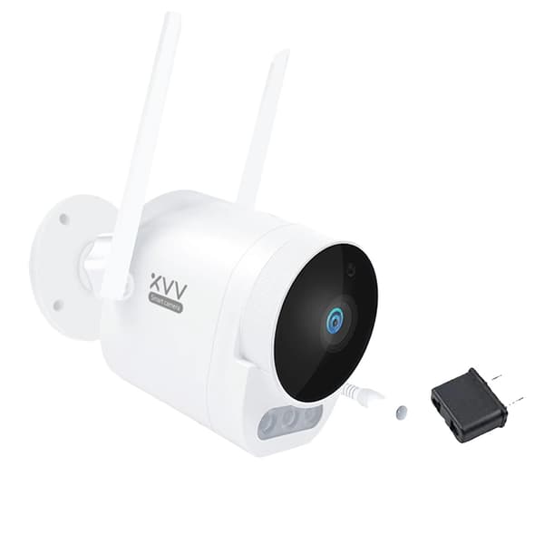 Smart udendørs IP-kamera, 3,0 megapixel, Wi-Fi-forbindelse,Med LED lys EU