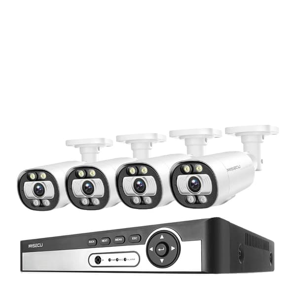 AI-säkerhetskamerasystem, 5MP upplösning, 8CH NVR,8CH NVR 4ST KAMERA 5MP