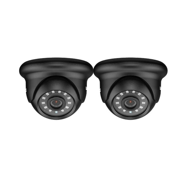 SANNCE CCTV-kameror, 1080P HD-upplösning, 20 meter nattseende,2ST-a