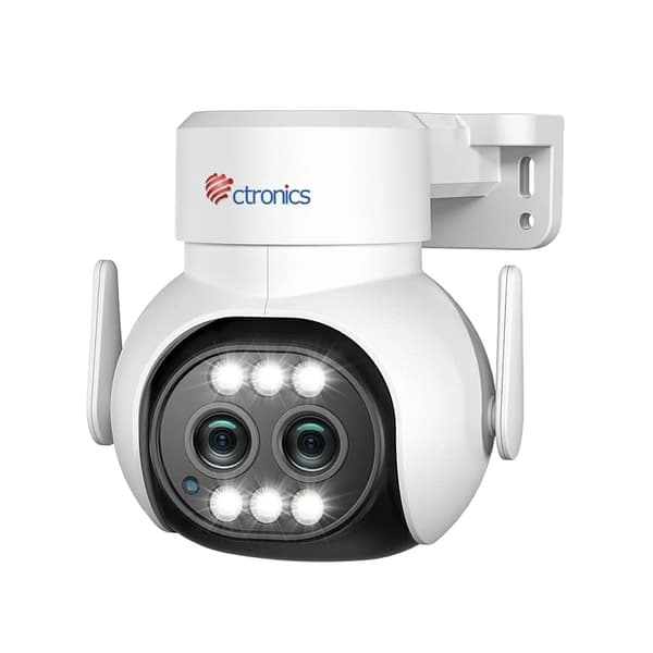 Ctronics Sikkerhedskamera, 4MP Opløsning, 355° Panorering & 90° Tilt,WIFI 2MP 128G