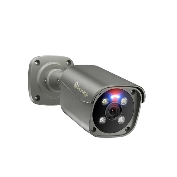 4K 8MP/5MP Utomhusövervakningskamera, AI-rörelsedetektering, Tvåvägsljud,3.6mm, 1st 4K 8MP Kamera