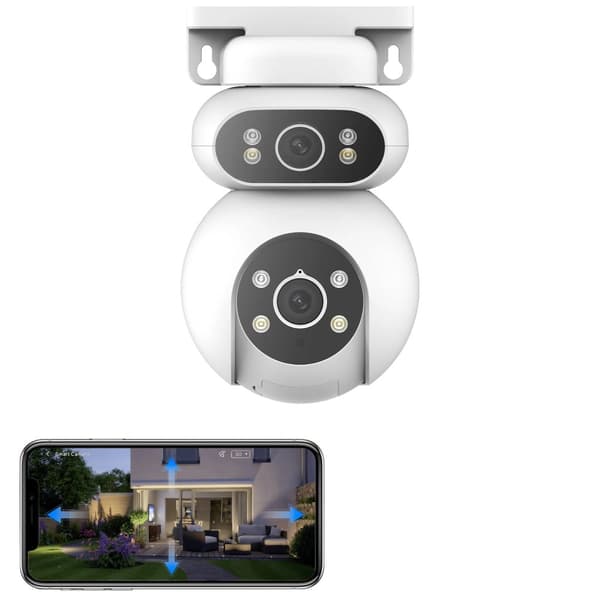 PTZ-kamera, 5MP Ultra HD, fuldfarve nattsyn,CF200, 3,6 mm, EU stik