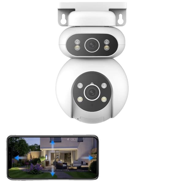 PTZ-kamera, 5MP Ultra HD, fuldfarve nattsyn,CF200, 3,6 mm, EU stik