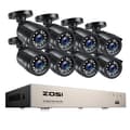 Miniatyrbillede 2 af 2: CCTV-system, 8-kanals DVR, 5MP kamera,Sort, 1T