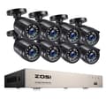 Miniatyrbillede 2 af 2: Hjemmesikkerhedssystem, 2MP opløsning, nattevisions teknologi,8CH DVR med 8 kameraer, 1T