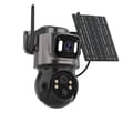 Miniatyrbillede 1 af 2: Solarlampe IP Sikkerhedskamera, 4MP Ultra HD, Dobbelt Linse System,Sort uden kort