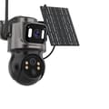 Pikkukuva 1 / 2: Aurinkokäyttöinen IP-turvakamera, 4MP Ultra HD, kaksoislinssejä järjestelmä,Musta Lisää 64G