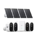 Miniatyrbillede 1 af 4: AOSU Solar Sikkerhedskamera System, 3MP Opløsning, To-Vejs Tale, 365 Dages Drift