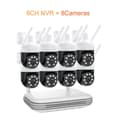 Miniatyrbillede 2 af 2: WiFi IP Kamera System, 8CH, 4MP,Ingen, 8CH 8Stk Kameraer