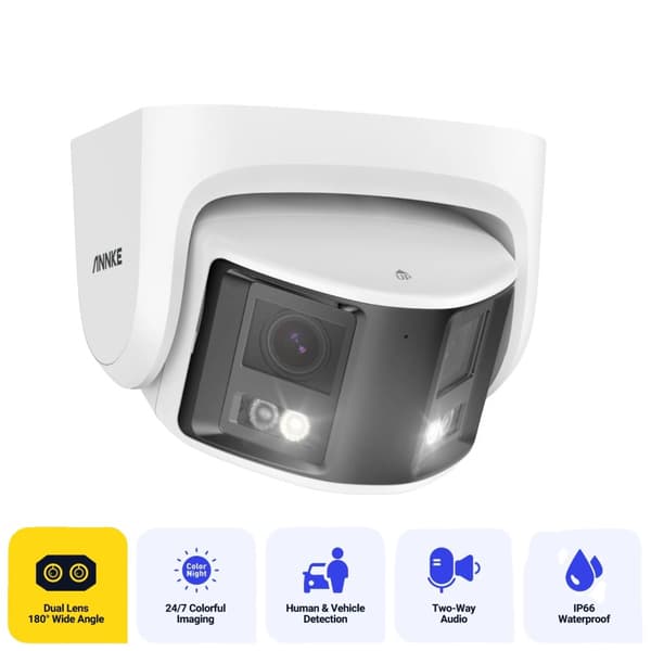5MP PTZ Wifi Övervakningskamera, 20X Optisk Zoom, Tvåvägs Ljud,6MP Dual Lens-a