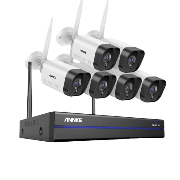 Sikkerhedskamera system, 5MP opløsning, natvision,0TB