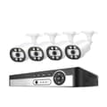 Miniatyrbillede 1 af 2: CCTV-kamerasystem, 8-kanals NVR, 5MP HD-video, tovejrslyd,1T, 8CH NVR 4 kameraer