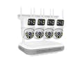 Miniatyrbillede 1 af 2: Trådløst CCTV-system, Kanal NVR, Dual Linse Kameraer, Nattesyn,8CH NVR og 4 kamera, 500g