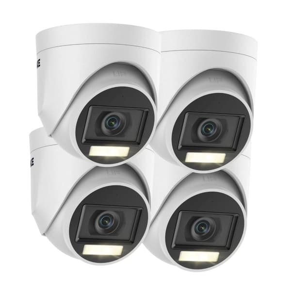 Turvakamerapaketti, 5MP HD, IP67 säänkestävä, sisäänrakennettu mikrofoni,4 kpl Kamera-b