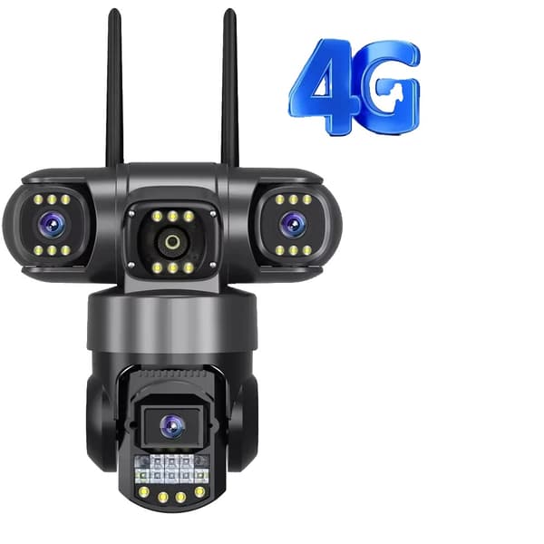 Videoovervågningskamera, 12,0 MP, vandtæt / vejrbestandig, 256 GB lagerplads,256GB 4G Kamera