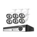 Miniatyrbild 1 av 2: 5MP POE CCTV-system, dubbla ljuslägen, förbättrad nattsyn,8CH NVR 6ST CAM 5MP, Ingen inbyggd HDD