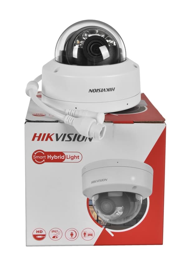 8MP IP Dome Kamera, Smart Hybrid Lys, Farve Nattesyn,2,8 mm, DS-2CD1183G2-LIUF