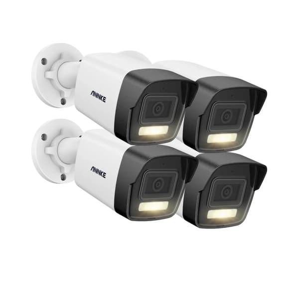 8MP 4K Sikkerhedskamera, Avanceret Bevægelsesdetektion, IP67 Vandtæt,4PC 51EL 2,8 mm Linse