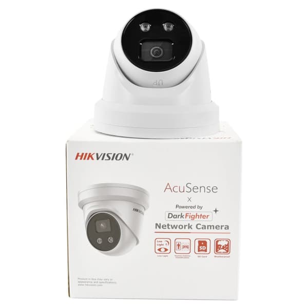 Hikvision IP-kamera, 8MP opløsning, IP67 vandtæt klassificering,2,8 mm, Original Hvid 8MP