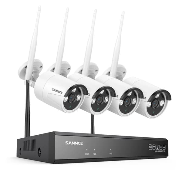 Sikkerhedskamera, 5MP opløsning, natvision, 1T, 8CH NVR 4Pcs Kits